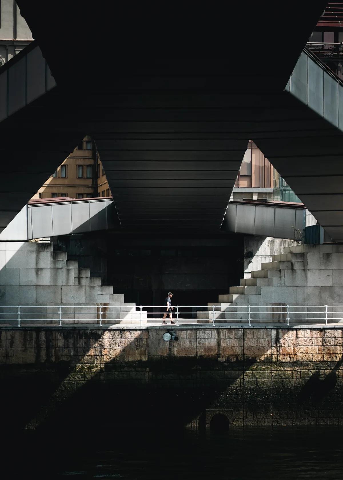 Between stations. Movement, distance, landscape, and the spaces between destinations.